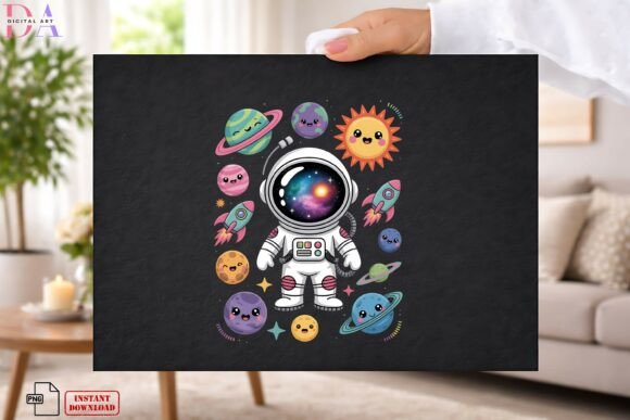 Download Kawaii Space Cute Astronaut PNG - Space Collection