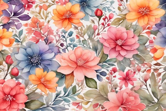 Download Watercolor Flower Background - Watercolor flower Collection