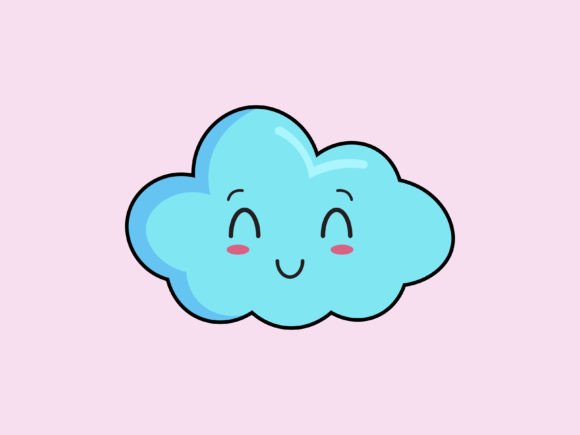 Download Kawaii Space Cloud Icon - Space Collection