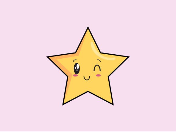 Download Kawaii Space Star Icon - Space Collection