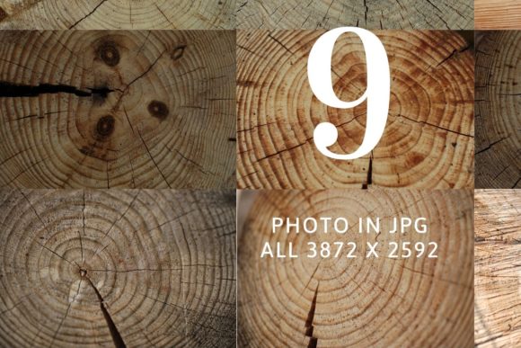 Download Wood Slices Digital Background Set. Wood - Digital background Collection
