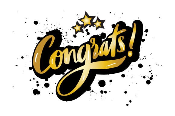 Download Congratulations Text Hand Lettering. - Congratulations Collection