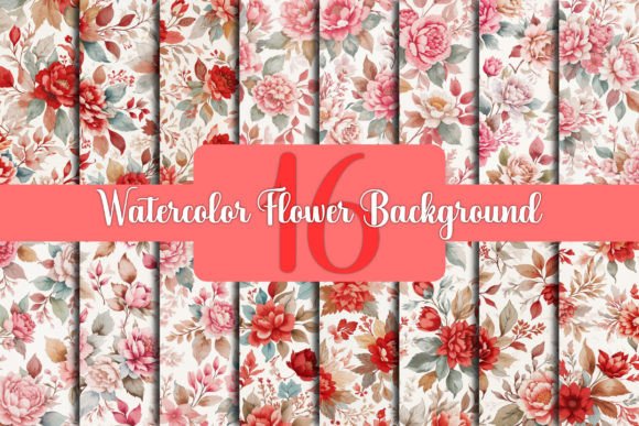 Download Watercolor Flower Background - Watercolor flower Collection