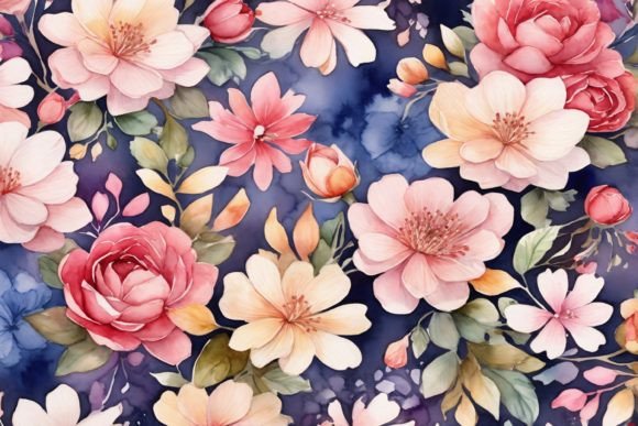 Download Watercolor Flower Background - Watercolor flower Collection