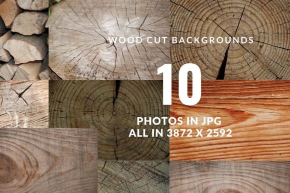 Download Wood Slices Digital Background Set - Digital background Collection